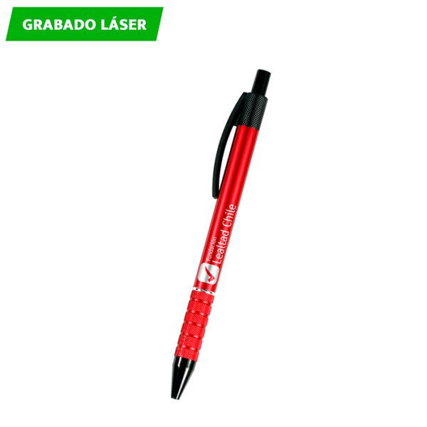 BOLÍGRAFO METÁLICO DE ALUMINIO ZUBAY PLATA BL-096S ( BL-096 / BL096 / BOLÍGRAFOS,TINTA NEGRA ) - Imagen 2