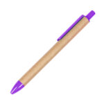 BOLÍGRAFO ECOLÓGICO KUFA MORADO BL-097M ( BL-097 / BL097 / BOLÍGRAFOS,TINTA NEGRA )