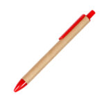 BOLÍGRAFO ECOLÓGICO KUFA ROJO BL-097R ( BL-097 / BL097 / BOLÍGRAFOS,TINTA NEGRA )