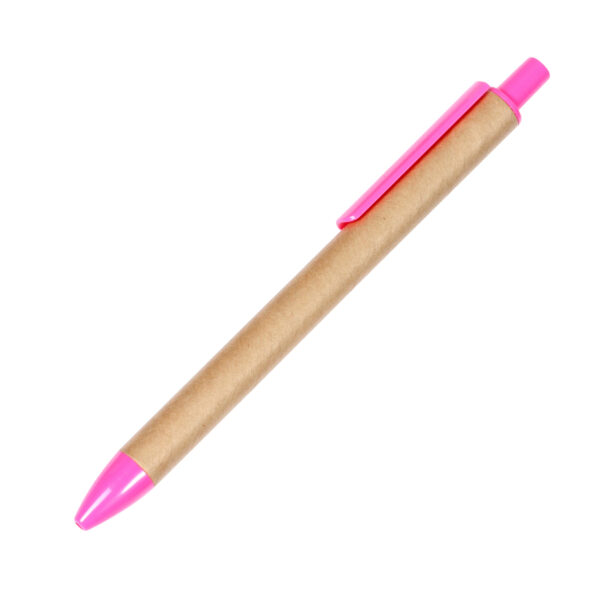 BOLÍGRAFO ECOLÓGICO KUFA ROSA CLARO BL-097RS ( BL-097 / BL097 / BOLÍGRAFOS,TINTA NEGRA )