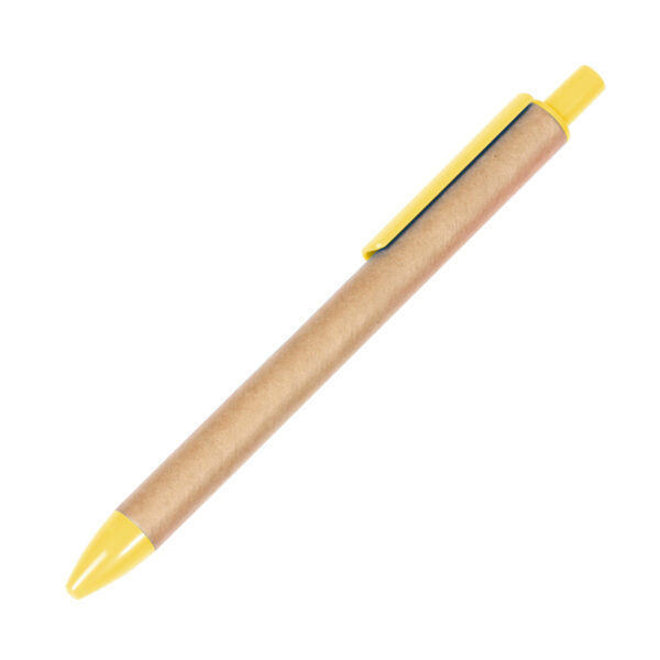BOLÍGRAFO ECOLÓGICO KUFA AMARILLO BL-097Y ( BL-097 / BL097 / BOLÍGRAFOS,TINTA NEGRA )