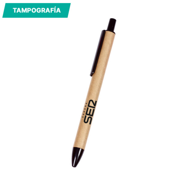 BOLÍGRAFO ECOLÓGICO KUFA ROSA CLARO BL-097RS ( BL-097 / BL097 / BOLÍGRAFOS,TINTA NEGRA ) - Imagen 2
