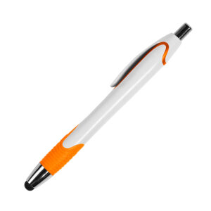 BOLÍGRAFO DE PLÁSTICO KASHAN NARANJA BL-107O ( BL-107 / BL107 / BOLÍGRAFOS,TINTA AZUL )