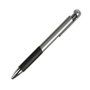 BOLÍGRAFO DE PLÁSTICO KARA GRIS BL-108G ( BL-108 / BL108 / TINTA AZUL,BOLÍGRAFOS )