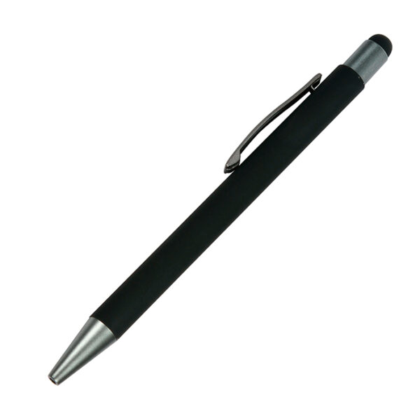 BOLÍGRAFO EN ALUMINIO ESTAMBUL NEGRO BL-112N ( BL-112 / BL112 / BOLÍGRAFOS,TINTA AZUL )