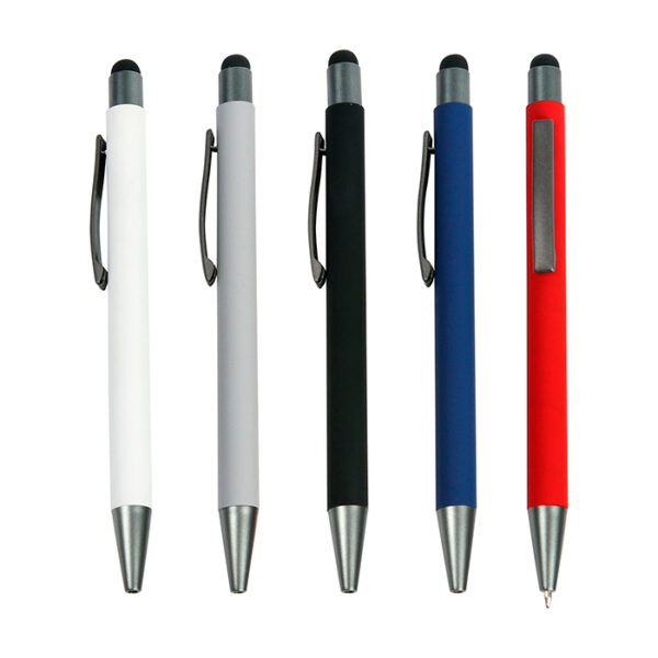 BOLÍGRAFO EN ALUMINIO ESTAMBUL BLANCO BL-112B ( BL-112 / BL112 / BOLÍGRAFOS,TINTA AZUL ) - Imagen 2