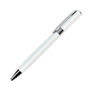BOLÍGRAFO EN ALUMINIO RIZE BLANCO BL-118B ( BL-118 / BL118 / BOLÍGRAFOS,TINTA NEGRA )