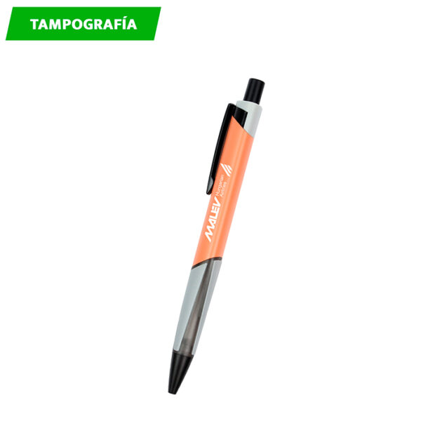BOLÍGRAFO EN ALUMINIO ANKARA NARANJA BL-119O ( BL-119 / BL119 / BOLÍGRAFOS,TINTA NEGRA ) - Imagen 2