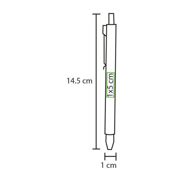 BOLÍGRAFO DE ALUMINIO KONYA AZUL BL-123A ( BL-123 / BL123 / BOLÍGRAFOS,TINTA NEGRA ) - Imagen 2