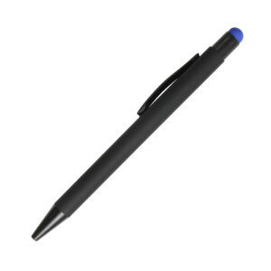 BOLÍGRAFO EN ALUMINIO BURSA AZUL BL-124A ( BL-124 / BL124 / BOLÍGRAFOS,TINTA NEGRA )