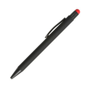 BOLÍGRAFO EN ALUMINIO BURSA ROJO BL-124R ( BL-124 / BL124 / BOLÍGRAFOS,TINTA NEGRA )