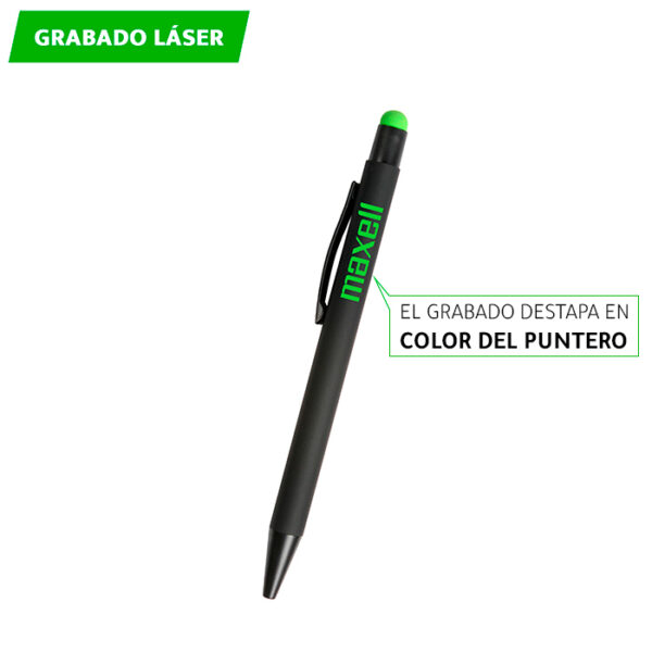 BOLÍGRAFO EN ALUMINIO BURSA NARANJA BL-124O ( BL-124 / BL124 / BOLÍGRAFOS,TINTA NEGRA ) - Imagen 2