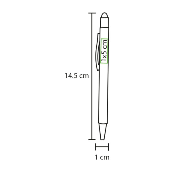 BOLÍGRAFO EN ALUMINIO BURSA NARANJA BL-124O ( BL-124 / BL124 / BOLÍGRAFOS,TINTA NEGRA ) - Imagen 3