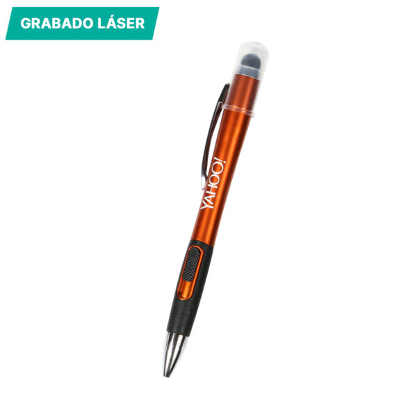 BOLÍGRAFO DE PLÁSTICO BRIGHTON NARANJA BL-125O ( BL-125 / BL125 / BOLÍGRAFOS,TINTA NEGRA ) - Imagen 2