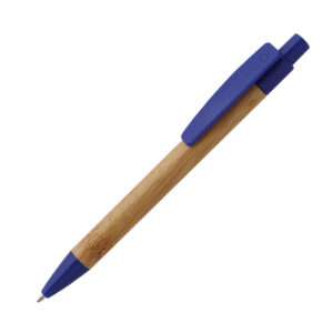BOLÍGRAFO DE BAMBÚ MALAGA AZUL MARINO BL-126A ( BL-126 / BL126 / TINTA NEGRA )