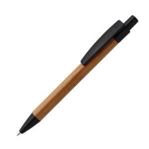 BOLÍGRAFO DE BAMBÚ MALAGA NEGRO BL-126N ( BL-126 / BL126 / TINTA NEGRA )