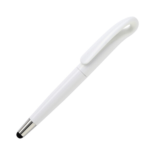 BOLÍGRAFO DE PLÁSTICO LECCO BLANCO BL-127B ( BL-127 / BL127 / BOLÍGRAFOS,TINTA AZUL )
