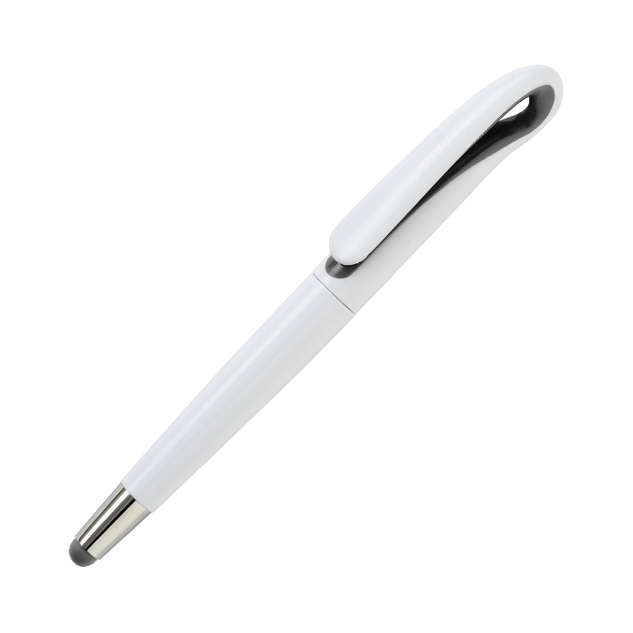 BOLÍGRAFO DE PLÁSTICO LECCO GRIS BL-127G ( BL-127 / BL127 / BOLÍGRAFOS,TINTA AZUL )