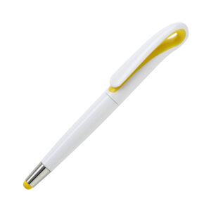 BOLÍGRAFO DE PLÁSTICO LECCO AMARILLO BL-127Y ( BL-127 / BL127 / BOLÍGRAFOS,TINTA AZUL )