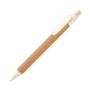 BOLÍGRAFO DE CORCHO CANTABRIA BLANCO BL-128B ( BL-128 / BL128 / BOLÍGRAFOS )