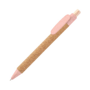 BOLÍGRAFO DE CORCHO CANTABRIA ROSA BL-128RS ( BL-128 / BL128 / BOLÍGRAFOS )