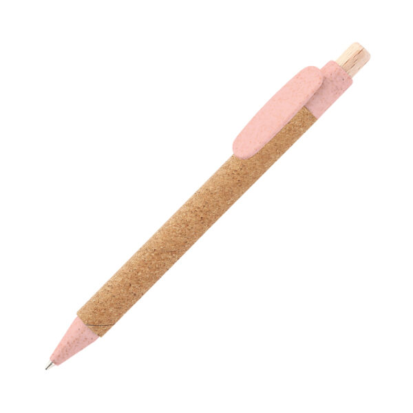 BOLÍGRAFO DE CORCHO CANTABRIA ROSA BL-128RS ( BL-128 / BL128 / BOLÍGRAFOS )