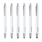 BOLÍGRAFO DE ALUMINIO BLANCO FORLI AMARILLO BL-129Y ( BL-129 / BL129 / BOLÍGRAFOS,TINTA NEGRA ) - Image 2