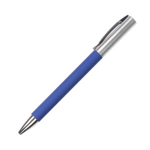 BOLÍGRAFO EN TERMINADO RUBBER CASTILLA AZUL BL-132A ( BL-132 / BL132 / BOLÍGRAFOS,TINTA NEGRA )