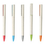 BOLÍGRAFO EN FIBRA DE TRIGO ALCALÁ GRIS BL-135G ( BL-135 / BL135 / TINTA AZUL,BOLÍGRAFOS ) - Image 4