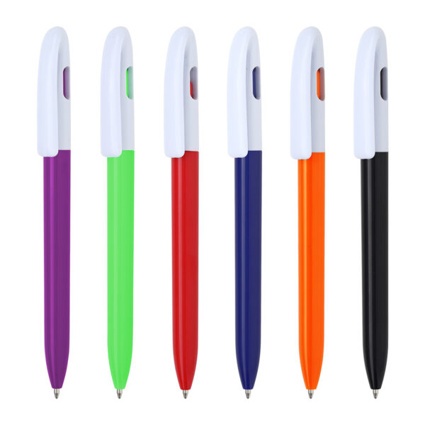 BOLÍGRAFODE PLÁSTICO CAGLIARIA AZUL BL-138A ( BL-138 / BL138 / BOLÍGRAFOS,TINTA NEGRA ) - Imagen 2