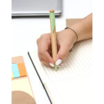 BOLÍGRAFO DE BAMBÚ TUDELA BEIGE BL-139BE ( BL-139 / BL139 / OFICINA,TINTA NEGRA,BOLÍGRAFOS ) - Image 3