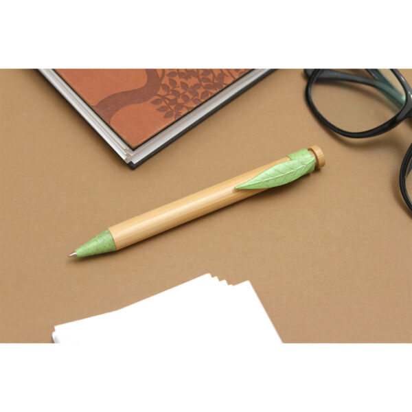 BOLÍGRAFO DE BAMBÚ TUDELA VERDE BL-139V ( BL-139 / BL139 / OFICINA,TINTA NEGRA,BOLÍGRAFOS ) - Imagen 4