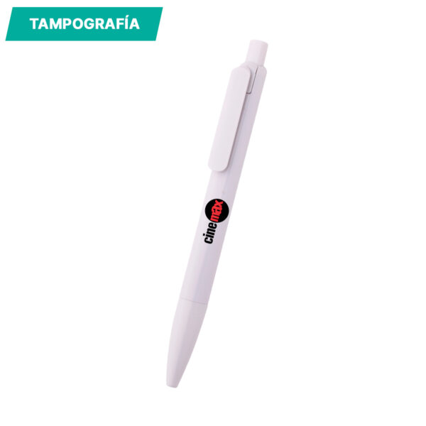 BOLÍGRAFO ANTIBACTERIAL BLANCO BL-148B ( BL-148 / BL148 / BOLÍGRAFOS,TINTA NEGRA ) - Imagen 2