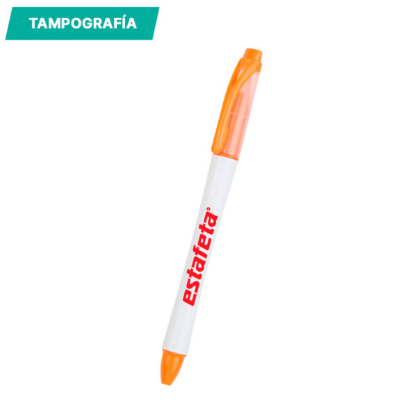 BOLÍGRAFO SURABAYA NARANJA BL-153O ( BL-153 / BL153 / MARCA TEXTOS ) - Imagen 2