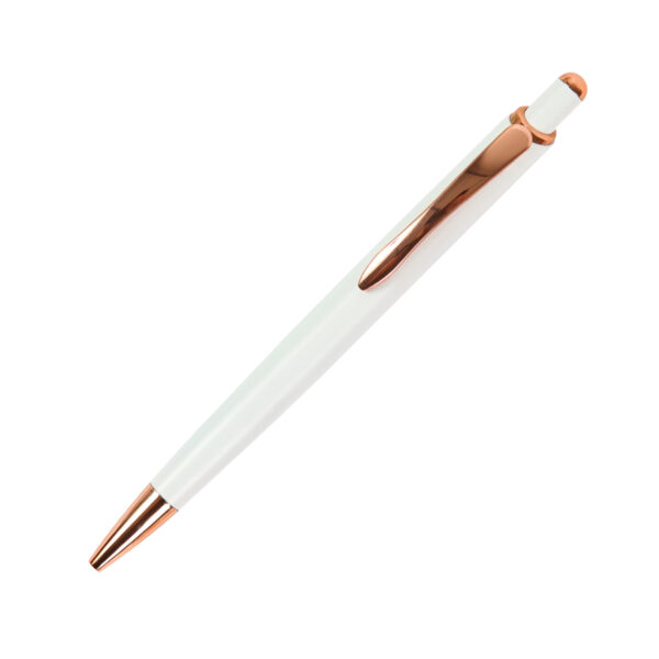 BOLÍGRAFO JANZÉ BLANCO BL-217B ( BL-217 / BL217 / BOLÍGRAFOS,TINTA AZUL )