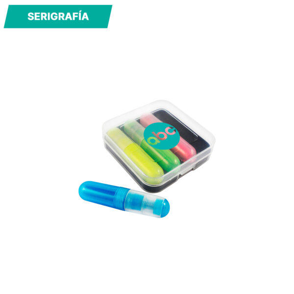 SET DE 4 MARCADORES PEKIN TRANSPARENTE DK-033 ( DK-033 / DK033 / MARCA TEXTOS ) - Imagen 3