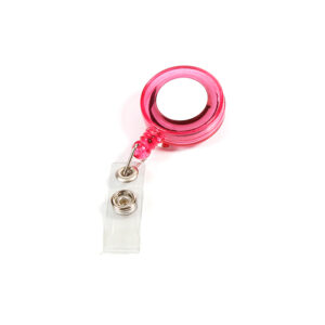 PORTA GAFETE TRANSLÚCIDO ROSA DK-052RS ( DK-052 / DK052 /  )