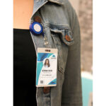 PORTA GAFETE TRANSLÚCIDO NARANJA DK-052O ( DK-052 / DK052 /  ) - Image 3