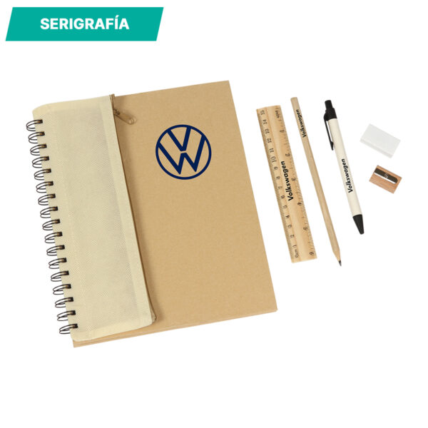 SET ESCOLAR SARACENA CARTON DK-098C ( DK-098 / DK098 / OFICINA ) - Imagen 2