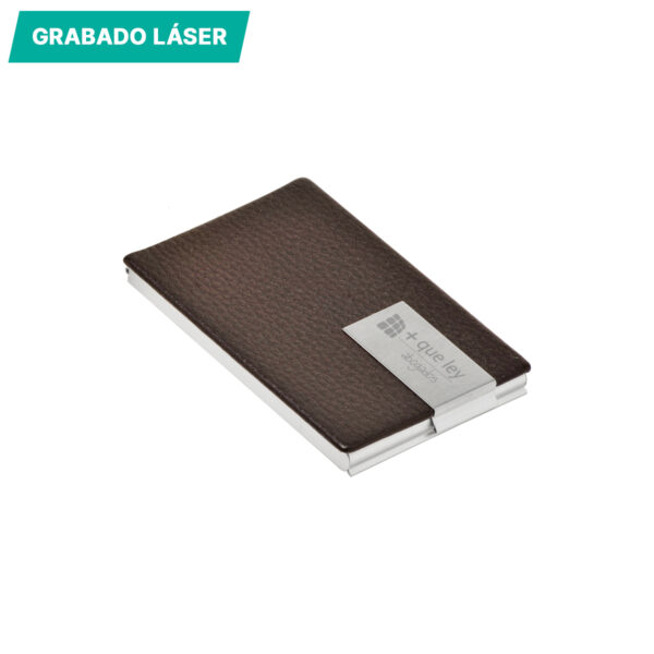PORTA TARJETAS EJECUTIVO CAFE EX-010C ( EX-010 / EX010 /  ) - Imagen 5