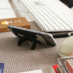 PORTA TARJETAS Y SOPORTE PARA CELULAR NEGRO EX-053N ( EX-053 / EX053 /  ) - Image 2