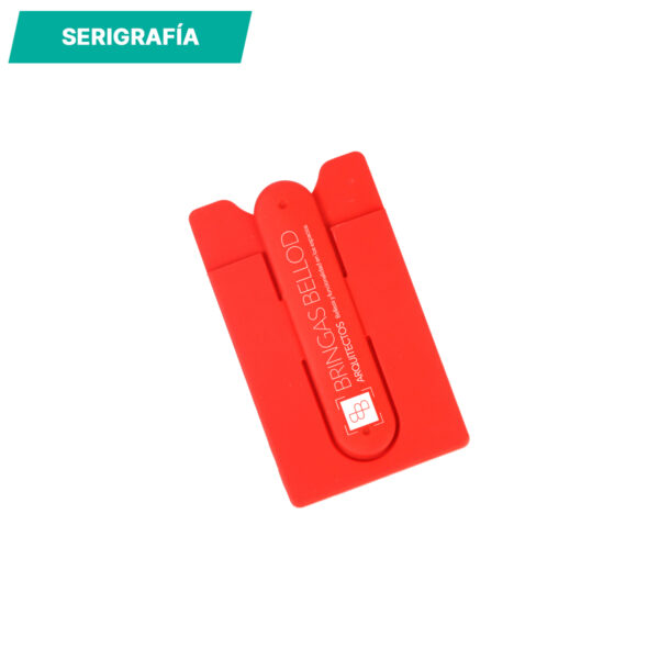 PORTA TARJETAS Y SOPORTE PARA CELULAR AZUL EX-053A ( EX-053 / EX053 /  ) - Imagen 3