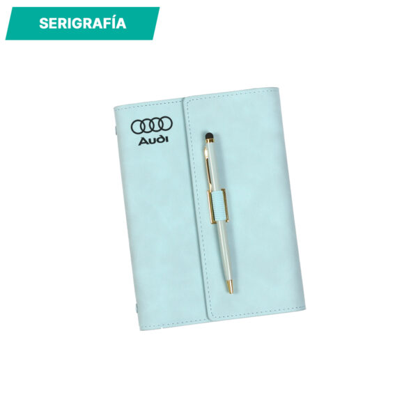 CARPETA JINJA AZUL PASTEL EX-073A ( EX-073 / EX073 /  ) - Imagen 2
