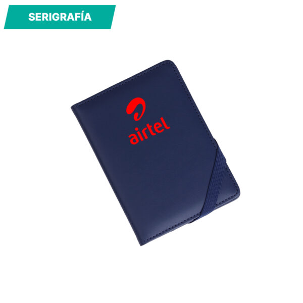 PORTA PASAPORTE NARBONA AZUL MARINO EX-074A ( EX-074 / EX074 / ACCESORIOS DE VIAJE ) - Imagen 4