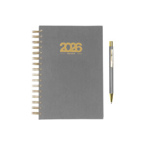 AGENDA DIARIA BERNETTI GRIS EX-082G ( EX-082 / EX082 / AGENDAS )