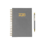 AGENDA DIARIA BERNETTI GRIS EX-082G ( EX-082 / EX082 / AGENDAS )