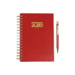 AGENDA DIARIA BERNETTI ROJO EX-082R ( EX-082 / EX082 / AGENDAS )