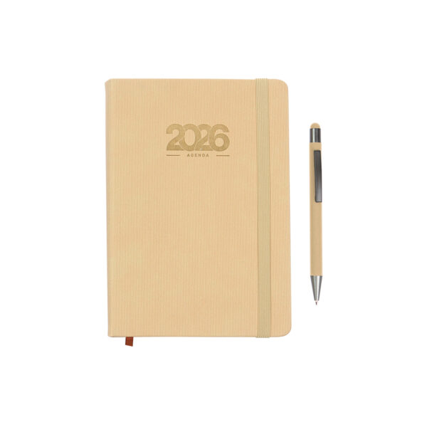 AGENDA SEMANAL BATOK BEIGE EX-090BE ( EX-090 / EX090 / AGENDAS )