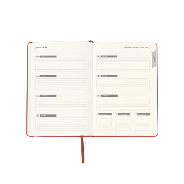 AGENDA SEMANAL BATOK GRIS EX-090G ( EX-090 / EX090 / AGENDAS ) - Imagen 5