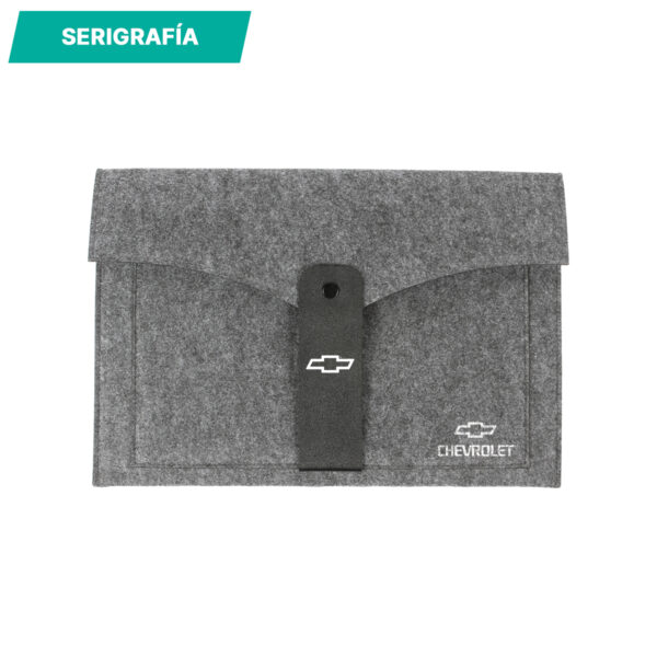 FUNDA SEEFELD GRIS EX-094G ( EX-094 / EX094 / PORTA LAPTOP ) - Imagen 4